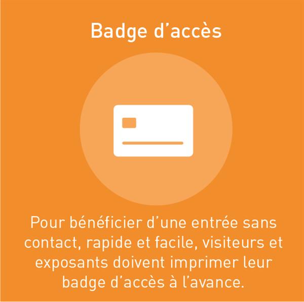 Badge d'acc&egrave;s