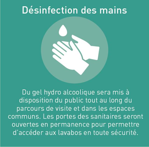 D&eacute;sinfaction des mains